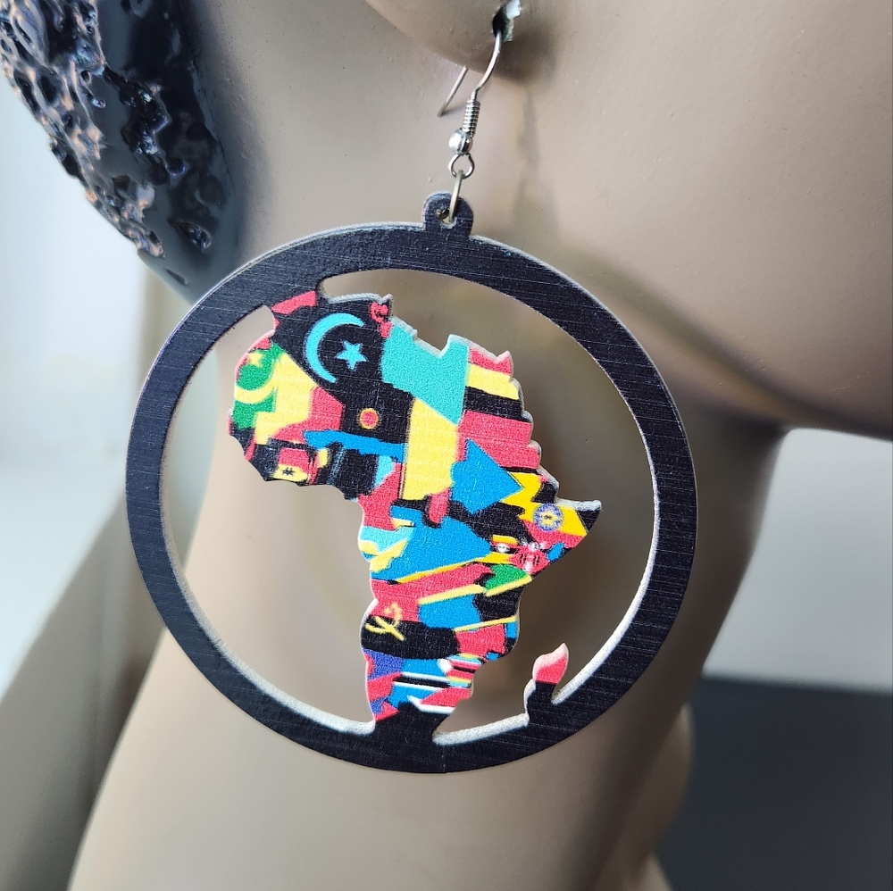 Earrings African Theme